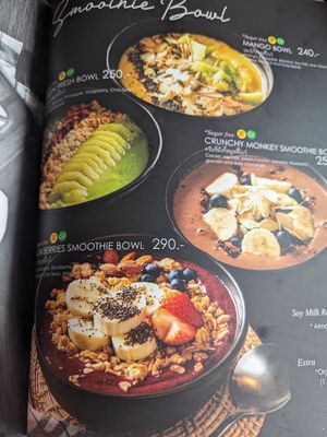 menu at VEGANERIE Street - วงเวียนใหญ่ in Bangkok