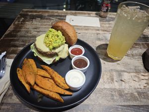 Burger at VEGANERIE Street - วงเวียนใหญ่ in Bangkok