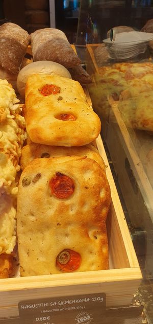 Focaccia at Mlinar  in Crikvenica
