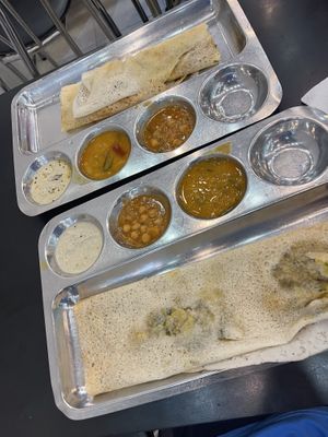 Masala dosa  at Balaji Dosai in Kandy