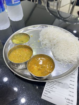 The hoppers!  at Balaji Dosai in Kandy