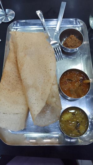 Paper dosa at Balaji Dosai in Kandy
