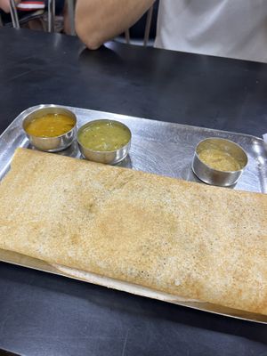 Masala dosa   at Balaji Dosai in Kandy