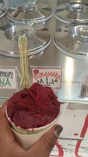 Ice cream at Bubamara Gelato in Belgrade