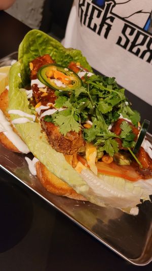 Crispy tofu roll at Heppa Restaurant in Hofn I Hornafirdi