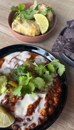 Chili and poppers  at Heppa Restaurant in Hofn I Hornafirdi