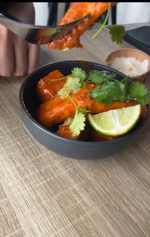 Buffalo tofu  at Heppa Restaurant in Hofn I Hornafirdi