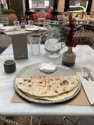 Vegan breakfast   at Ergon House in Athens