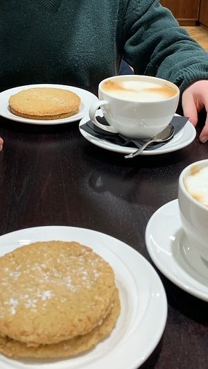   at Valerie's Tearoom in Whitley Bay