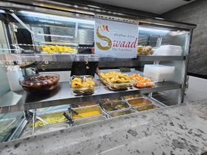 Stall front  at Swaad Art of Saatvik Food. - Shenton Way in Central Singapore