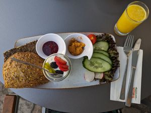 Vegan breakfast at Bäckerei Trölsch in Leonberg