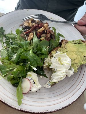 Vegetarian version for my partner — made vegan on the next day for me. Deliciouss  at La Aldea Cafe Bar in Conil De La Frontera