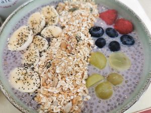Chia bowl at La Aldea Cafe Bar in Conil De La Frontera