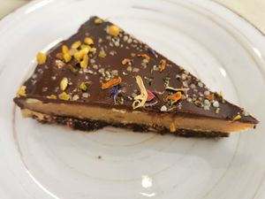 Peanut cake at La Aldea Cafe Bar in Conil De La Frontera