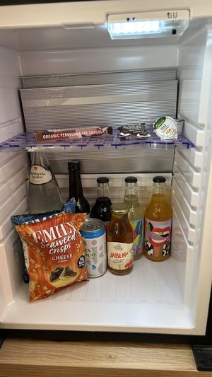 Minibar 💯 vegan  at Salvator Boutique Hotel in Prague