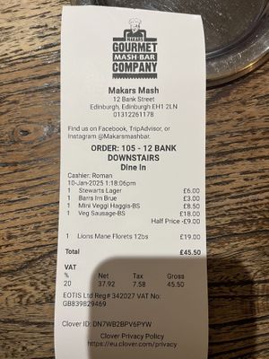  #Veganuary at Makars Mash Bar - Edinburgh in Edinburgh