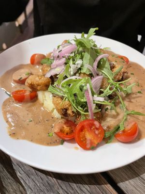 Lions mane Mushroom  at Makars Mash Bar - Edinburgh in Edinburgh