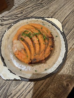 Mash, vegan haggis, and turnips  at Makars Mash Bar - Edinburgh in Edinburgh