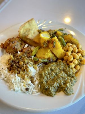 Vegan Options  at Kabab Curry Cuisine of India in Torrance
