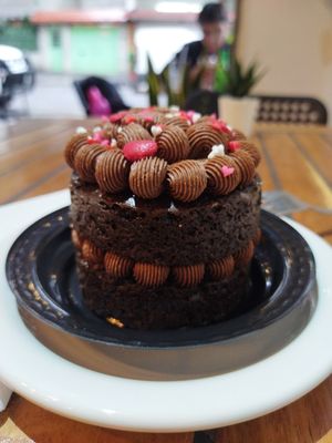Pastelito de chocolate at Santa Foodies in Mexico City