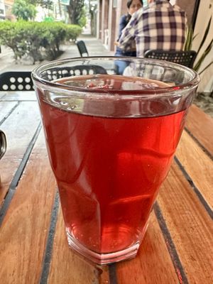 Water of the day  at Santa Foodies in Mexico City