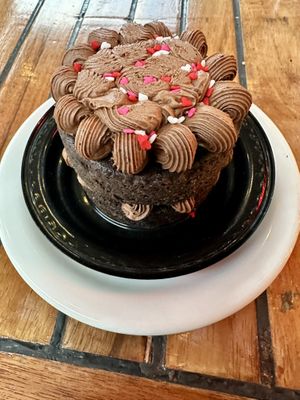 Chocolate dessert   at Santa Foodies in Mexico City