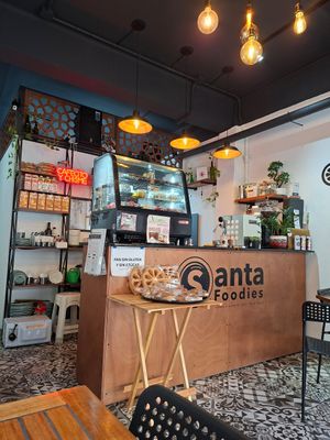 Interior at Santa Foodies in Mexico City