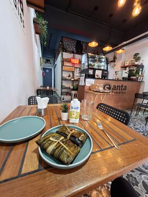 Tamales at Santa Foodies in Mexico City