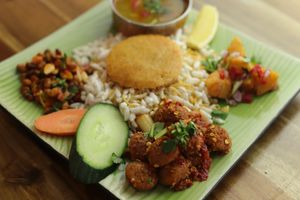 Vegan Choila SET at Momo Central Brunswick in Brunswick