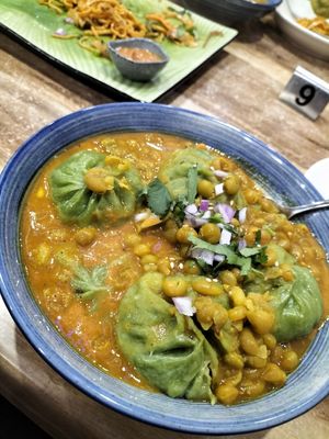 Vegan momo cha - delicious and nourishing at Momo Central Brunswick in Brunswick