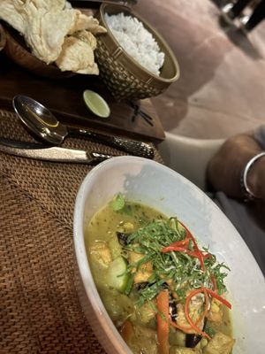 Veggie curry  at Jungle Fish Bali in Ubud