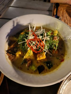 Tofu curry at Jungle Fish Bali in Ubud