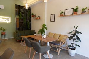 cozy second floor at Kia Ora Café in Koh Phangan