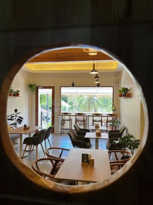 sneak peak of our second floor at Kia Ora Café in Koh Phangan