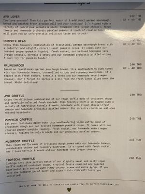 Menu Sept 2023  at Kia Ora Café in Koh Phangan