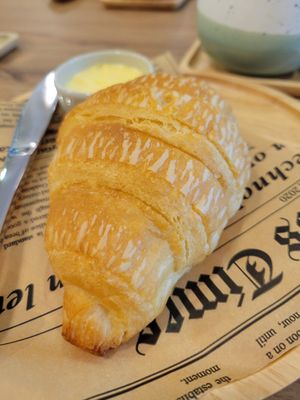 Amazing vegan croissants! at Kia Ora Café in Koh Phangan