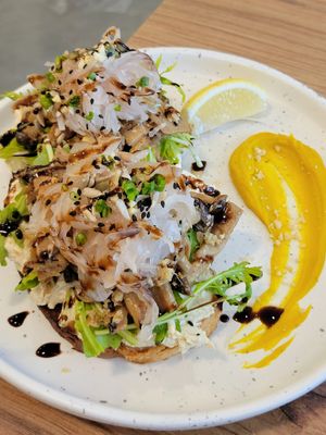 Mr mushroom at Kia Ora Café in Koh Phangan