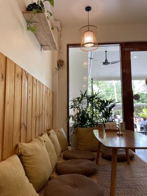 Inside  at Kia Ora Café in Koh Phangan