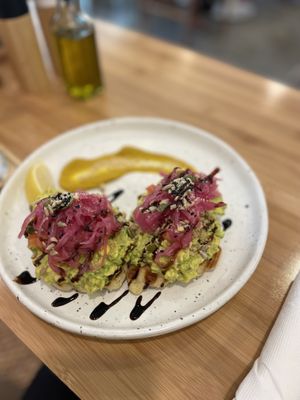 Must order! The best avo smash   at Kia Ora Café in Koh Phangan