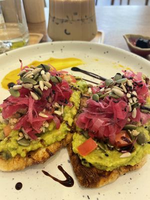 Croiffle avo great   at Kia Ora Café in Koh Phangan