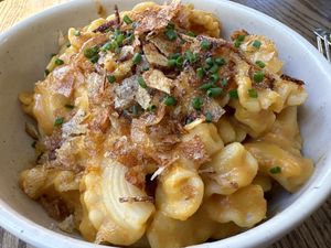 Mac & Cheese  at Blossom & Root Kitchen in Danville