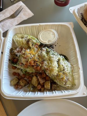 Caesar salad so deliciouss  at Blossom & Root Kitchen in Danville