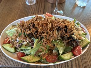 Steak salad   at Blossom & Root Kitchen in Danville