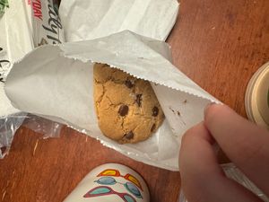 Chocolate chip cookie (GF) at Blossom & Root Kitchen in Danville