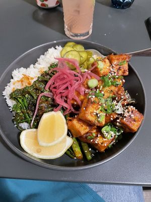 Tofu Bowl  at Blossom & Root Kitchen in Danville
