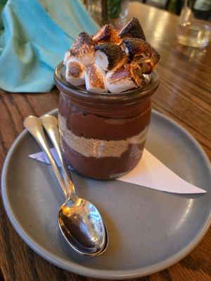 Smores parfait at Blossom & Root Kitchen in Danville