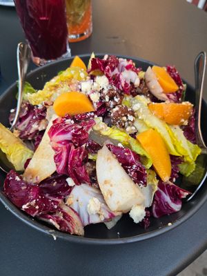 Gem and chicory sala at Blossom & Root Kitchen in Danville