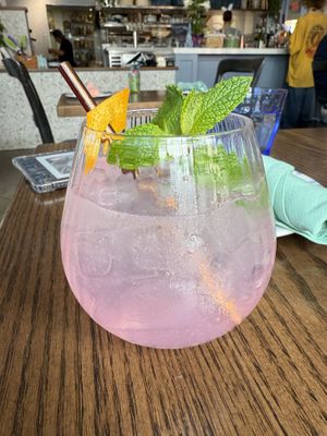 Butterfly Bowl! A great drink for kids   at Blossom & Root Kitchen in Danville