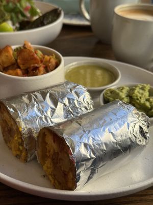 The breakfast burritoo  at Blossom & Root Kitchen in Danville