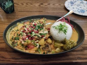 Curry at Blossom & Root Kitchen in Danville